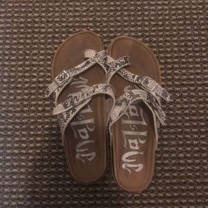 Mad paw snakeskin sandals just like Birkenstock’s